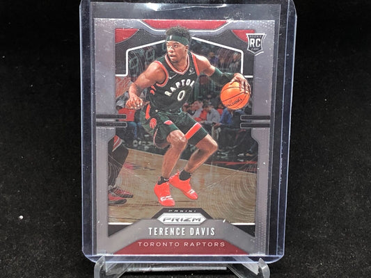 TERENCE DAVIS 2019-20 PANINI CHRONICLES PRIZM UPDATE SP RC # 509
