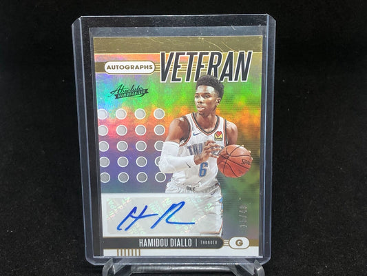 HAMIDOU DIALLO 2019-20 PANINI ABSOLUTE VETERANS AUTO #D 15/49