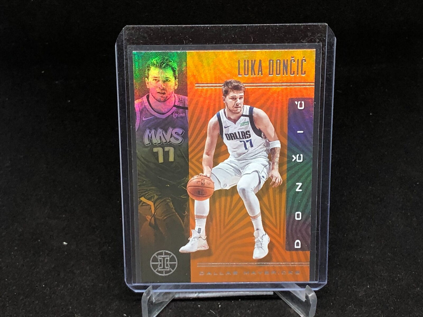 LUKA DONCIC 2019-20 PANINI ILLUSIONS ORANGE # 134