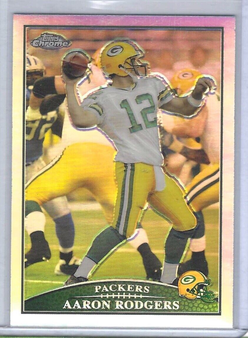 AARON RODGERS 2009 TOPPS CHROME REFRACTOR #TC75