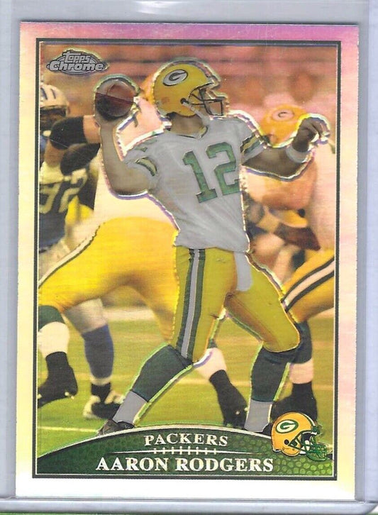 AARON RODGERS 2009 TOPPS CHROME REFRACTOR #TC75