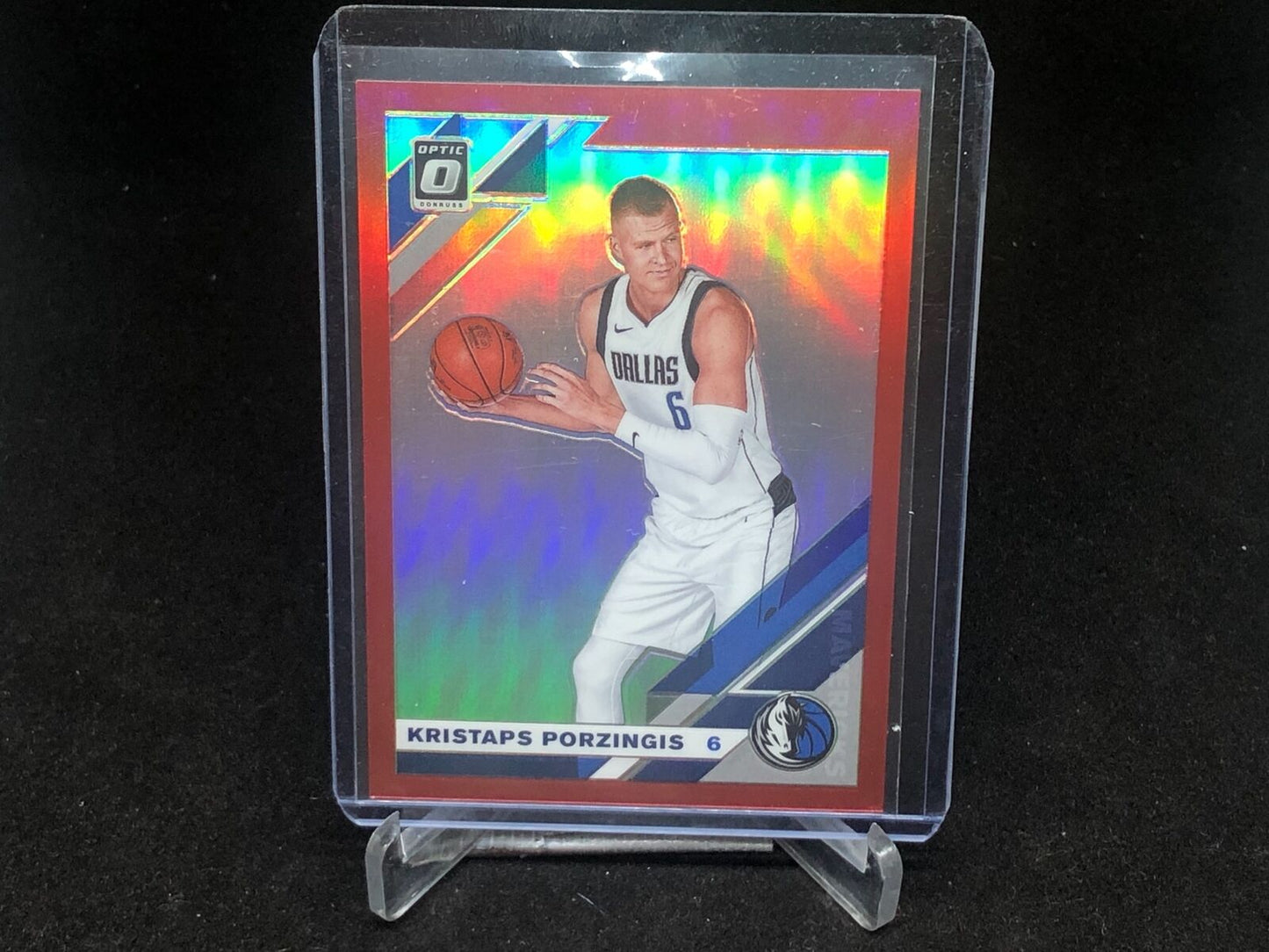 KRISTAPS PORZINGIS 2019-20 PANINI DONRUSS OPTIC RED HOLO #D 81/99