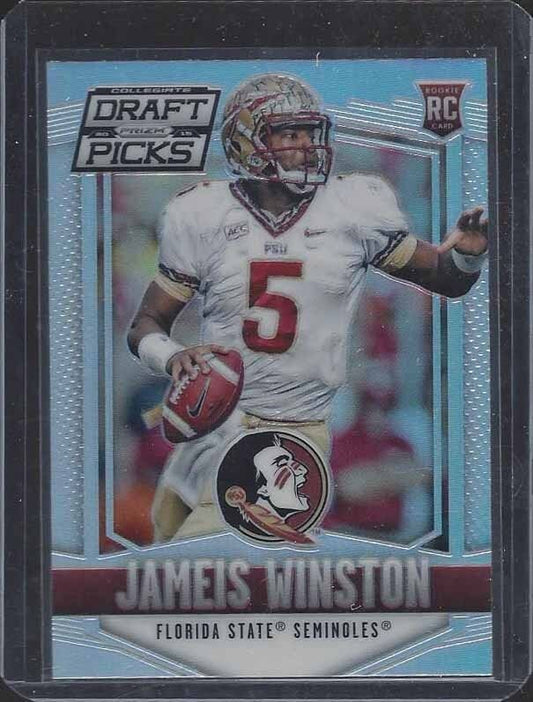 JAMEIS WINSTON 2015 PANINI PRIZM DRAFT PICKS SILVER PRIZMS REFRACTOR RC #122