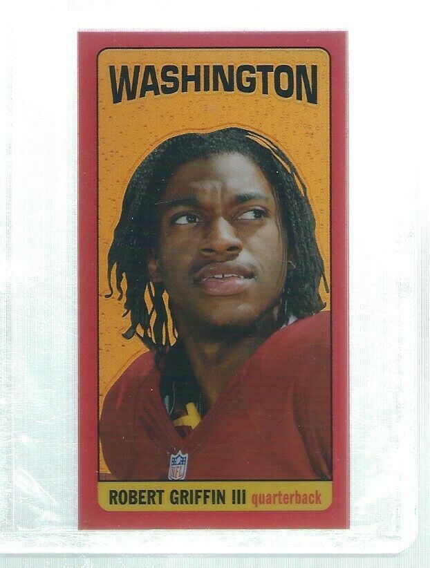 ROBERT GRIFFIN III 2012 TOPPS CHROME 1965 RED TALL BOY REFRACTOR RC #D 51/75