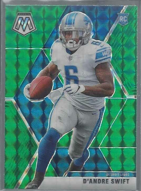 D'ANDRE SWIFT 2020 PANINI MOSAIC GREEN PRIZM ROOKIE RC #215