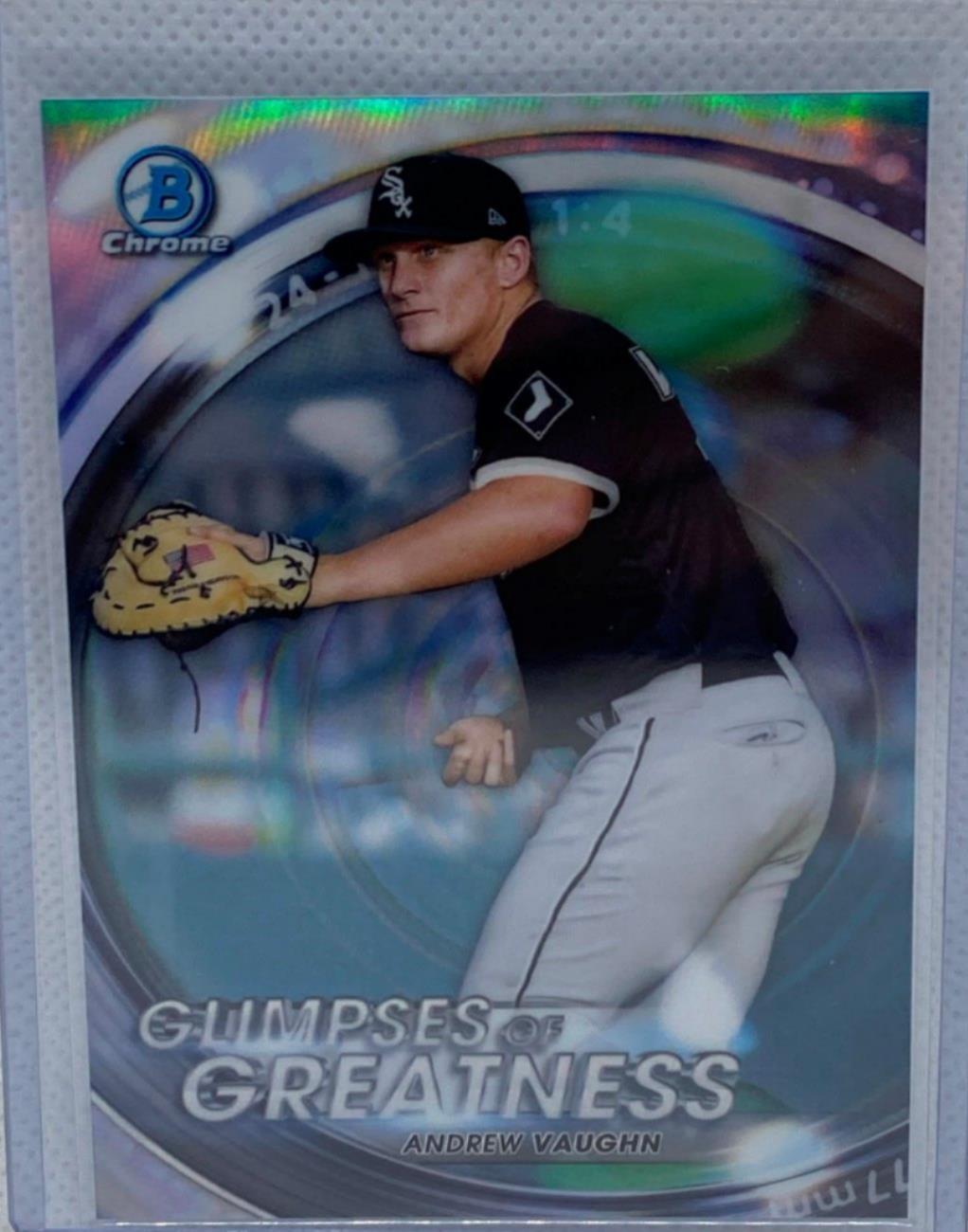 ANDREW VAUGH 2020 BOWMAN CHROME GLIMPSES OF GREATNESS REFRACTOR #D 070/250
