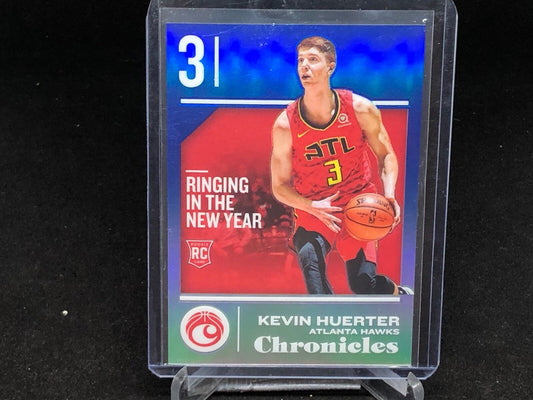 KEVIN HUERTER 2018-19 PANINI CHRONICLES BLUE PRIZM RC #D 11/99