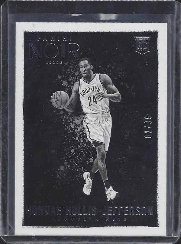 RONDAE HOLLIS JEFFERSON 2015-16 PANINI NOIR BLACK & WHITE ROOKIE RC #D 82/99