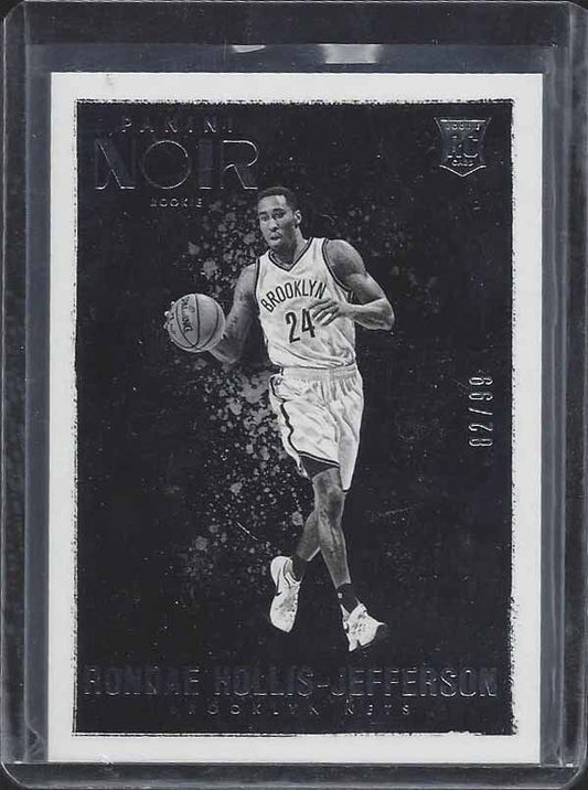 RONDAE HOLLIS JEFFERSON 2015-16 PANINI NOIR BLACK & WHITE ROOKIE RC #D 82/99