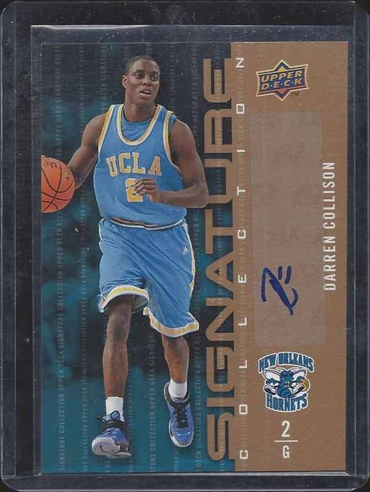 DARREN COLLISON 2009-10 UPPER DECK SIGNATURE COLLECTION UCLA BRUINS AUTO RC