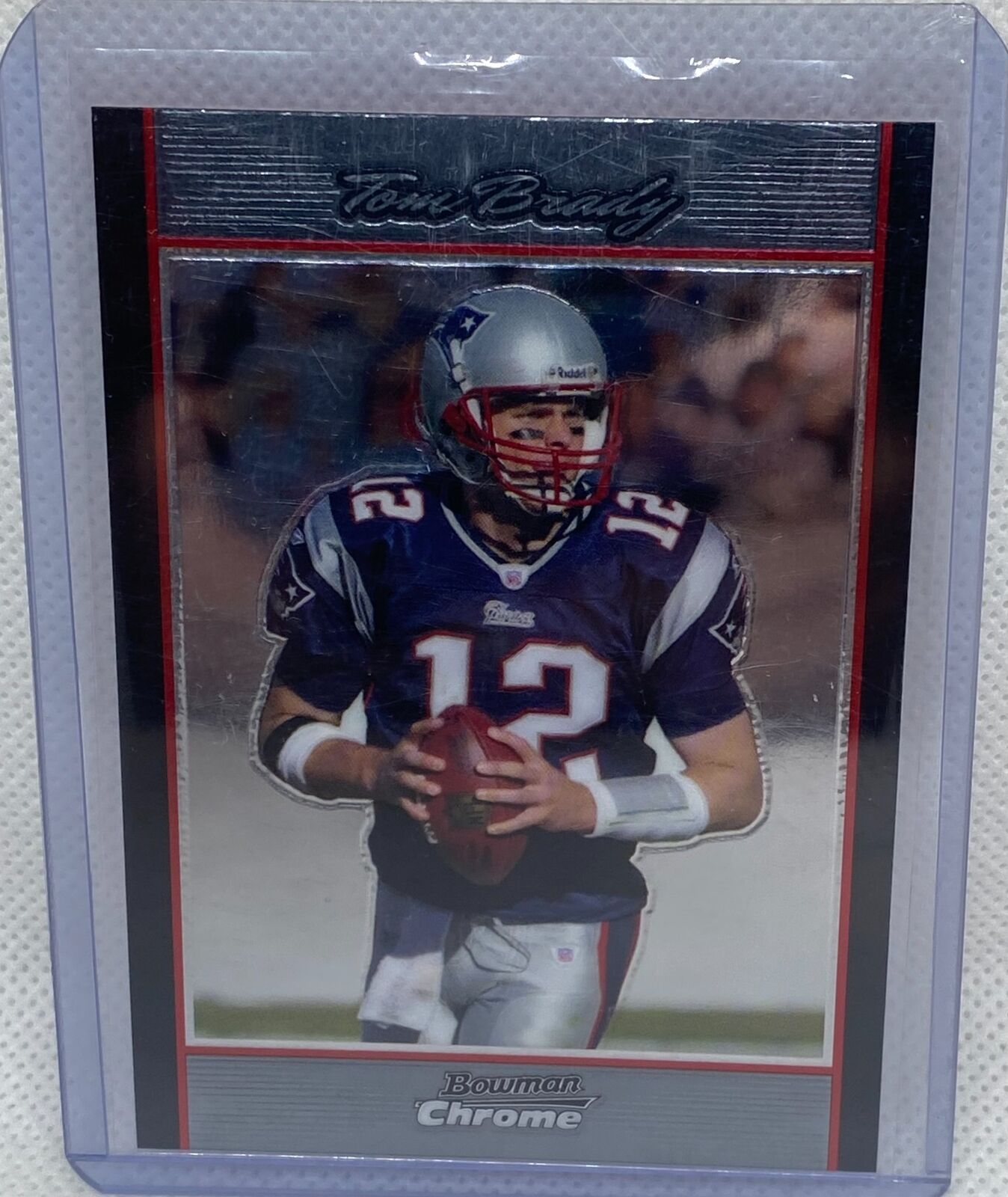 TOM BRADY 2007 TOPPS BOWMAN CHROME #BC172