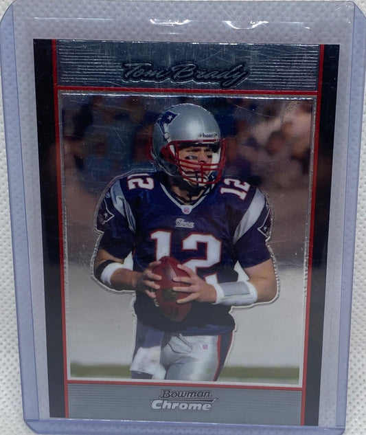 TOM BRADY 2007 TOPPS BOWMAN CHROME #BC172