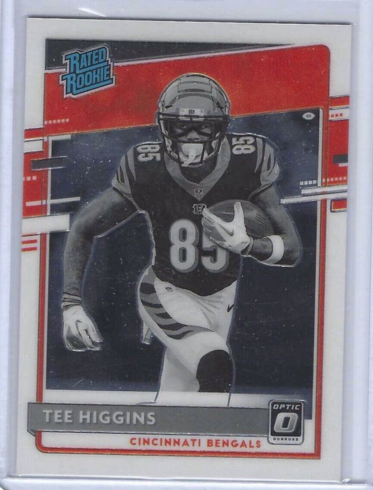 TEE HIGGINS 2020 DONRUSS OPTIC NEGATIVE PHOTO VARIATION RATED ROOKIE RC #310