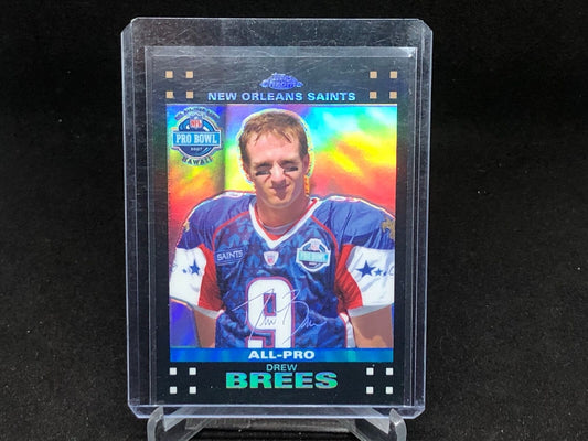DREW BREES 2007 TOPPS CHROME REFRACTOR #157