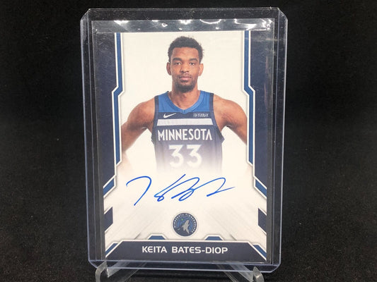 KEITA BATES DIOP 2018-19 PANINI DONRUSS NEXT DAY ON CARD AUTO RC # 40
