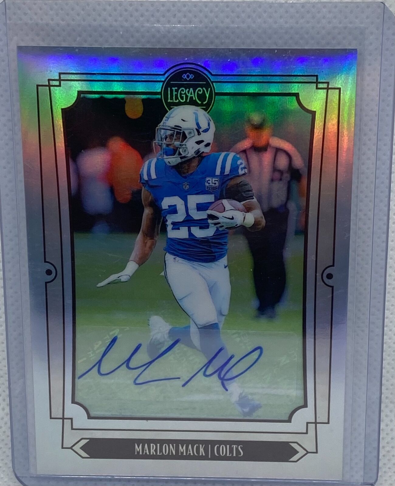 MARLON MACK 2019 PANINI LEGACY SILVER PRIZM AUTO #46