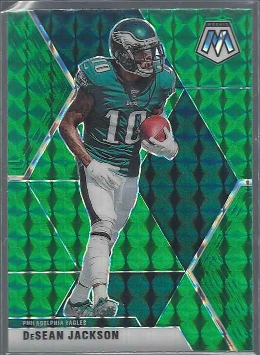 DESEAN JACKSON 2020 PANINI MOSAIC GREEN PRIZM #166