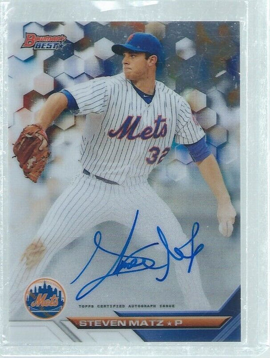 STEVEN MATZ 2016 BOWMAN'S BEST ON CARD AUTO