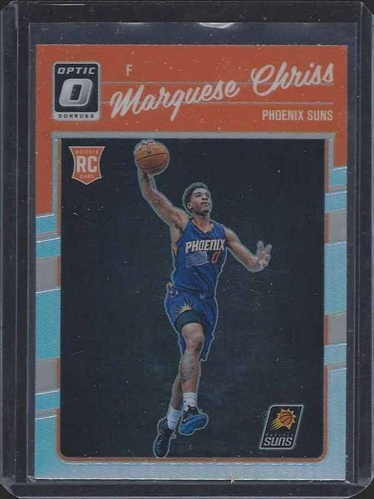 MARQUESE CHRISS 2015-16 DONRUSS OPTIC SILVER HOLO SUNS ROOKIE PRIZM RC #158