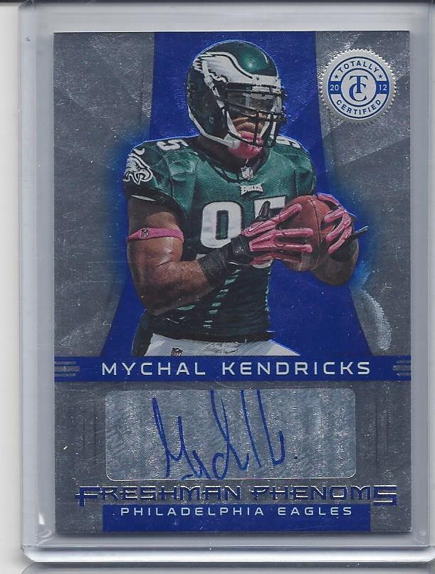 MYCHAL KENDRICKS 2012 TOTALLY CERTIFIED FRESHMAN PHENOMS BLUE AUTO RC #D /99