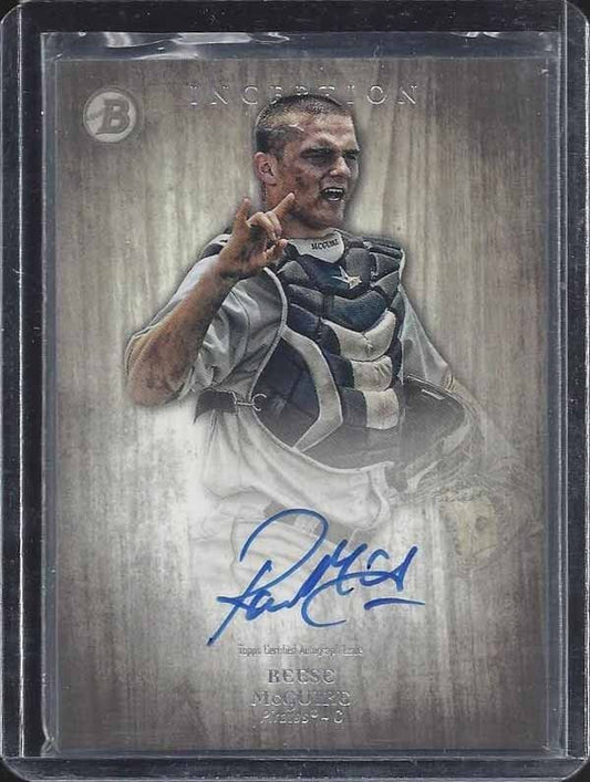 REESE MCGUIRE 2014 TOPPS INCEPTION ON CARD PROSPECT AUTO