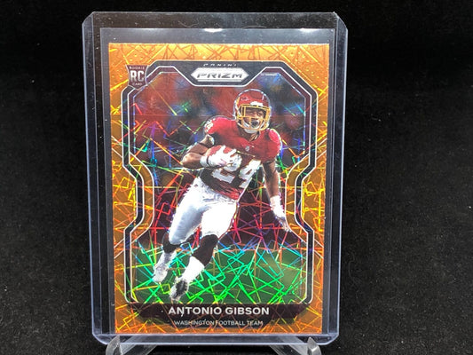 ANTONIO GIBSON 2020 PANINI PRIZM ORANGE LAZER PRIZM RC # 384