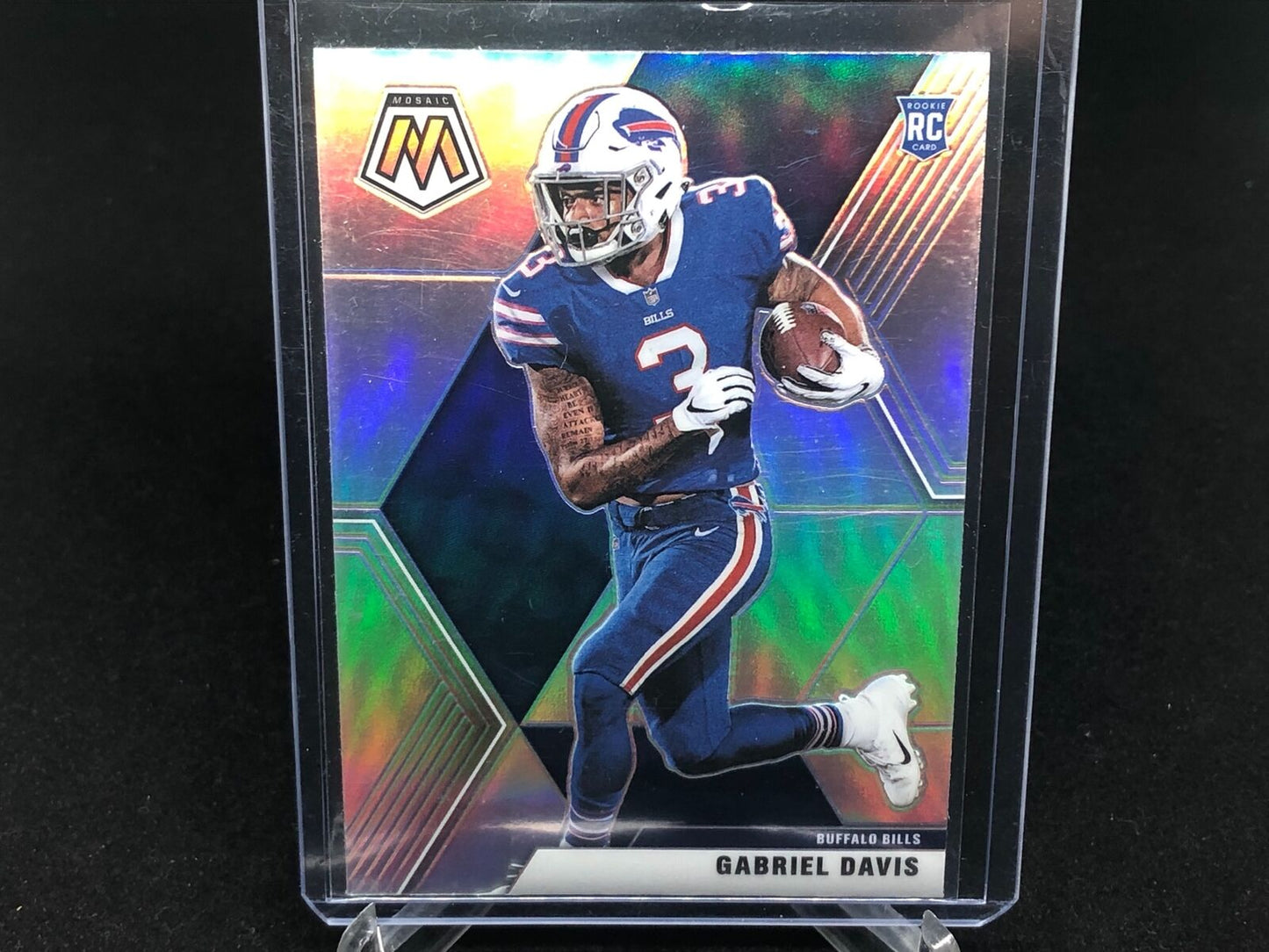 GABRIEL DAVIS 2020 PANINI MOSAIC SILVER PRIZM ROOKIE SP RC #239
