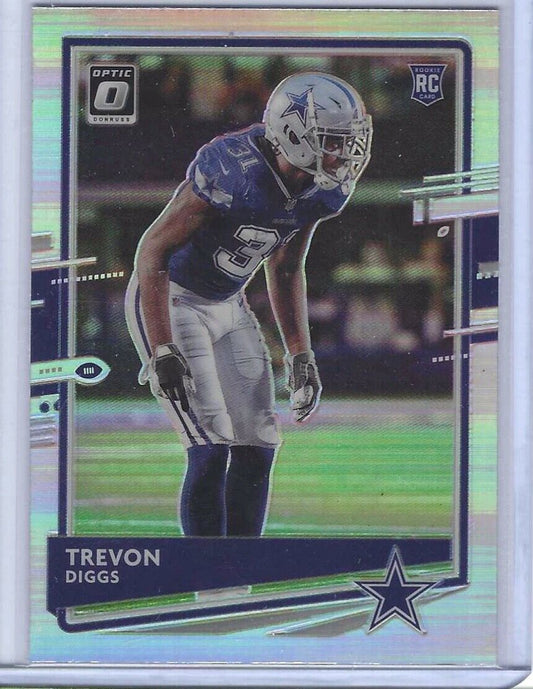 TREVON DIGGS 2020 DONRUSS OPTIC SILVER HOLO RC #110