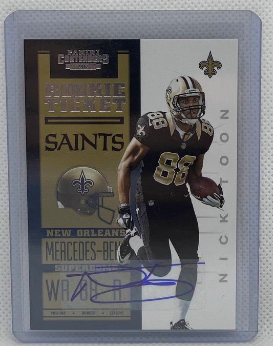 NICK TOON 2012 CONTENDERS ROOKIE TICKET SP VARIATION AUTO RC #230