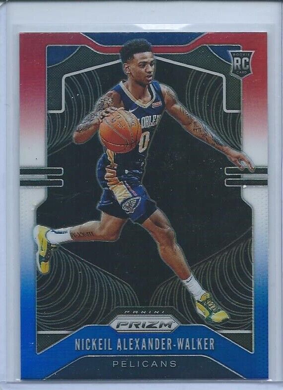 NICKEIL ALEXANDER-WALKER 2019-20 PANINI PRIZM RED WHITE BLUE PRIZMS RC #263