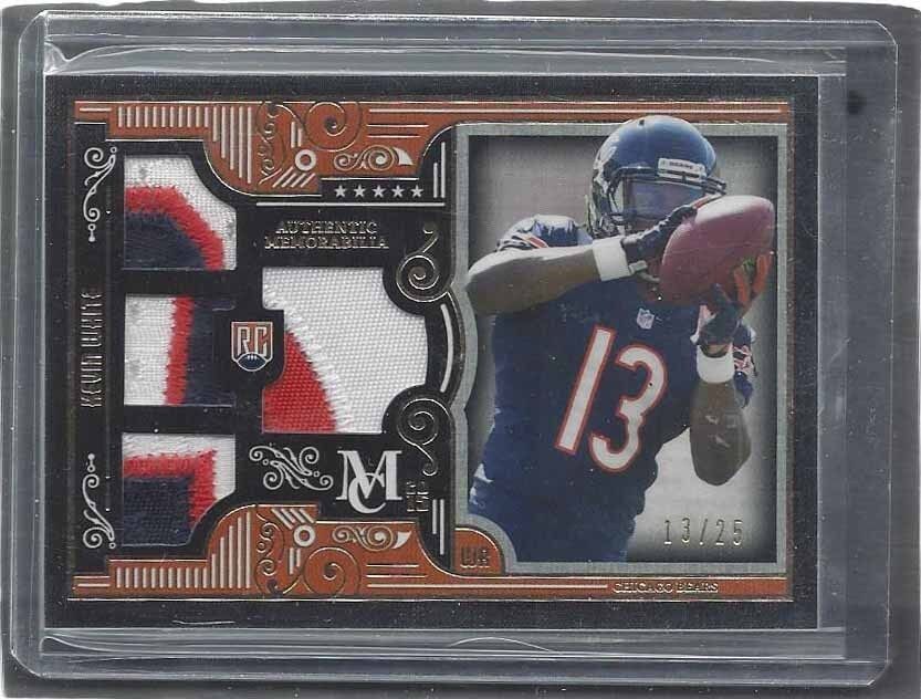 1/1KEVIN WHITE 2015 TOPPS MUSEUM BEARS 4 COLOR QUAD PATCH RC #D 13/25 JSY #13 !!