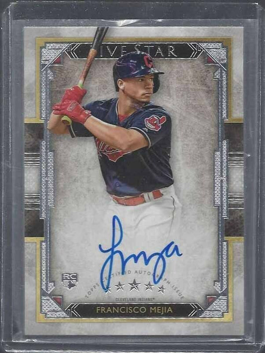 FRANCISCO MEJIA 2018 TOPPS 5 FIVE STAR ON CARD ROOKIE AUTO RC