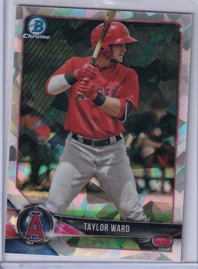 TAYLOR WARD 2018 BOWMAN CHROME SILVER SAPPHIRE ATOMIC REFRACTOR #D BCP29