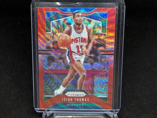 ISIAH THOMAS 2019-20 PANINI PRIZM RED RUBY WAVE PRIZMS # 30