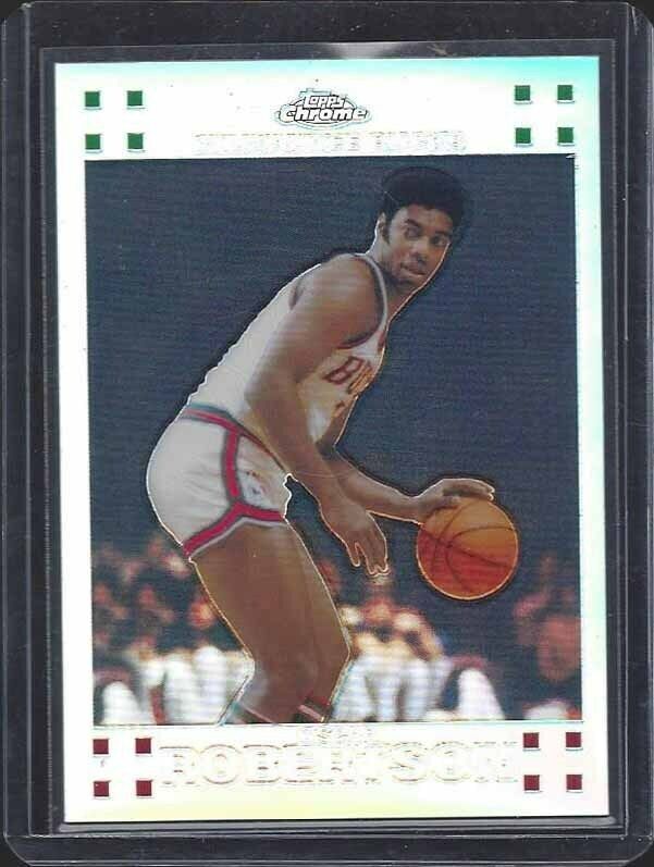 OSCAR ROBERTSON 2007-08 TOPPS CHROME REFRACTOR #D 529/999