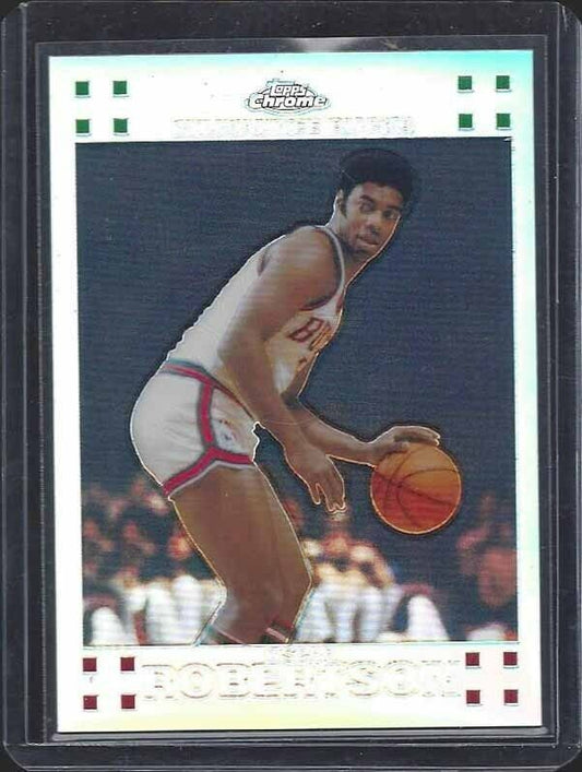 OSCAR ROBERTSON 2007-08 TOPPS CHROME REFRACTOR #D 529/999