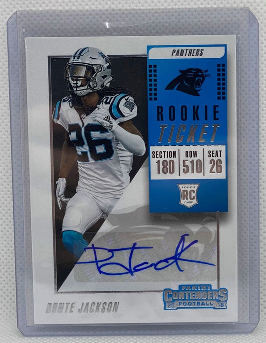 DONTE JACKSON 2018 PANINI CONTENDERS ROOKIE TICKET AUTO RC #161