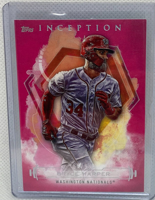 BRYCE HARPER 2019 TOPPS INCEPTION MAGENTA #D 43/99