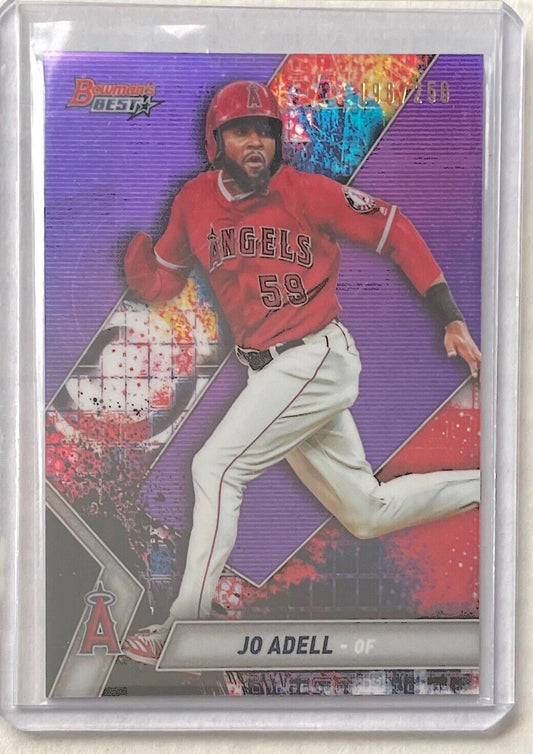 JO ADELL 2019 BOWMAN'S BEST PROSPECT PURPLE REFRACTOR #D 196/250