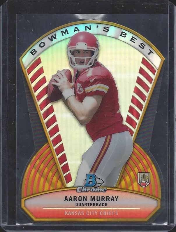AARON MURRAY 2014 BOWMAN CHROME BOWMANS BEST GOLD REFRACTOR DIE CUT RC #D 14/50