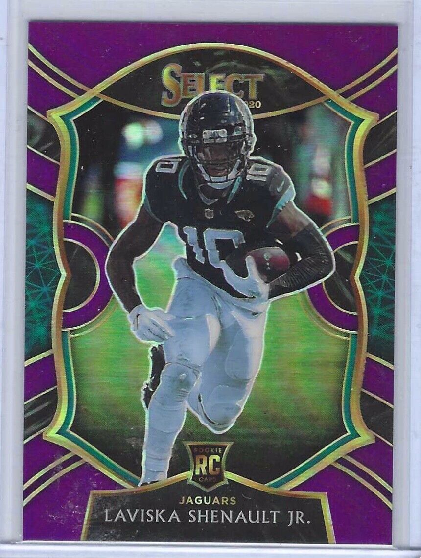 LAVISKA SHENAULT JR 2020 PANINI SELECT PURPLE PRIZM CONCOURSE LEVEL RC #D /75