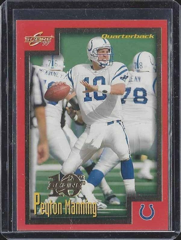 PEYTON MANNING 1999 SCORE 10TH ANNIVERSARY SHOWCASE COLTS #D 1733/1989