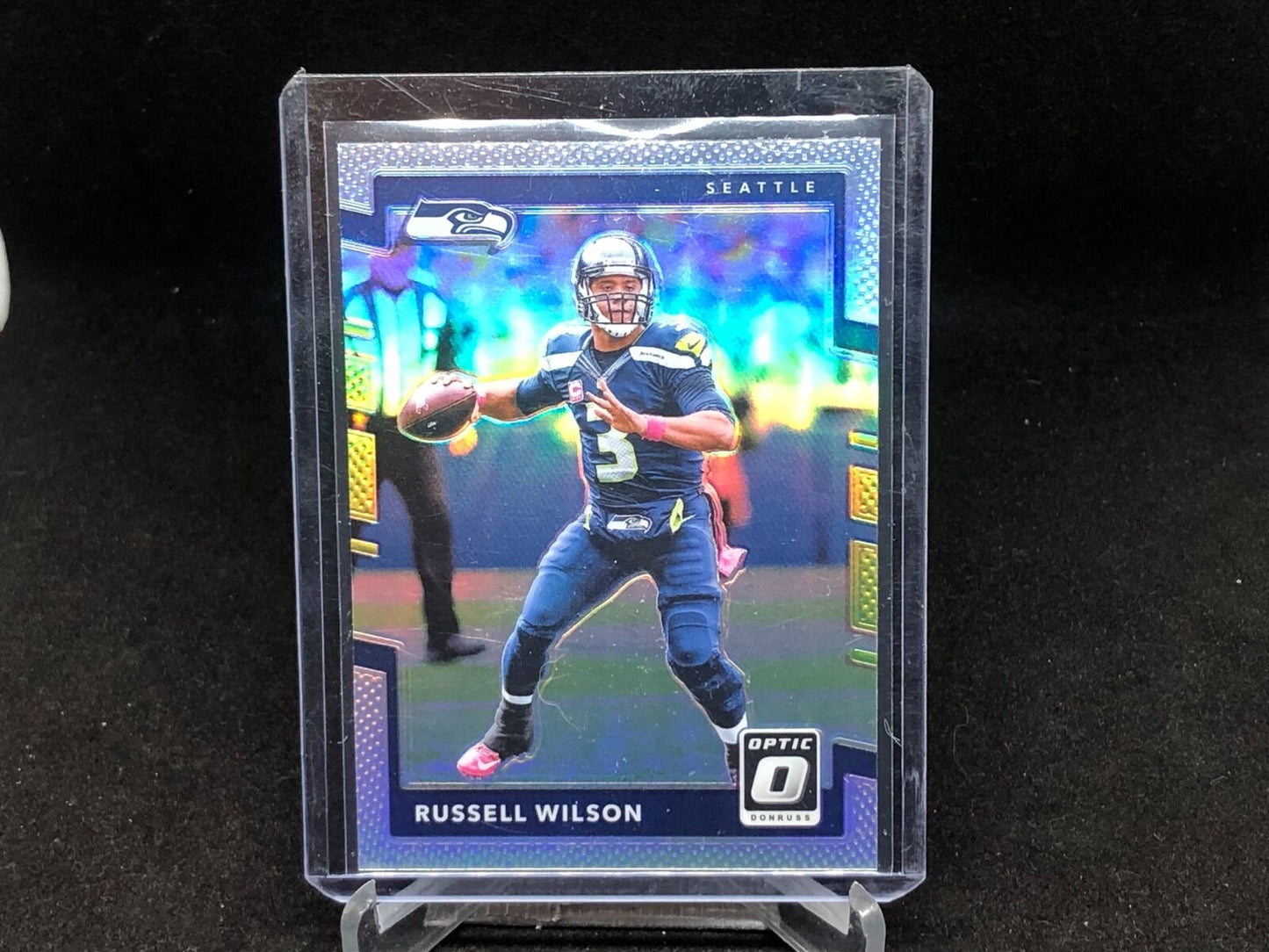 RUSSELL WILSON 2017 PANINI OPTIC SILVER HOLO # 6