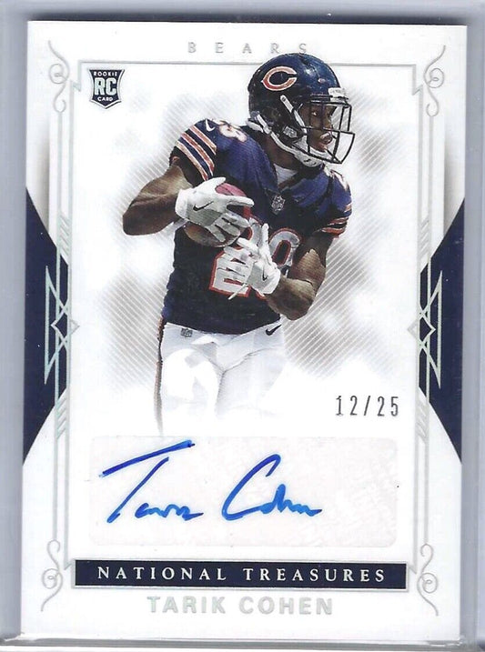 TARIK COHEN 2017 NATIONAL TREASURES SILVER ROOKIE AUTO RC #D /25