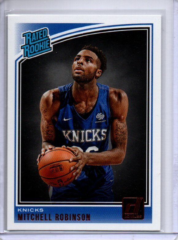MITCHELL ROBINSON 2018-19 PANINI DONRUSS TRUE ROOKIE RC #163