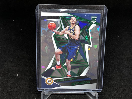 GOGA BITADZE 2019-20 PANINI REVOLUTION NEW YEAR GREEN CRACKED ICE RC #D 81/88