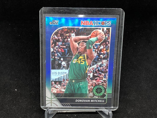 DONOVAN MITCHELL 2019-20 PANINI HOOPS PREMIUM STOCK BLUE PRIZM # 185