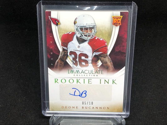 DEONE BUCANNON 2014 IMMACULATE ROOKIE INK AUTO RC #D 5/10