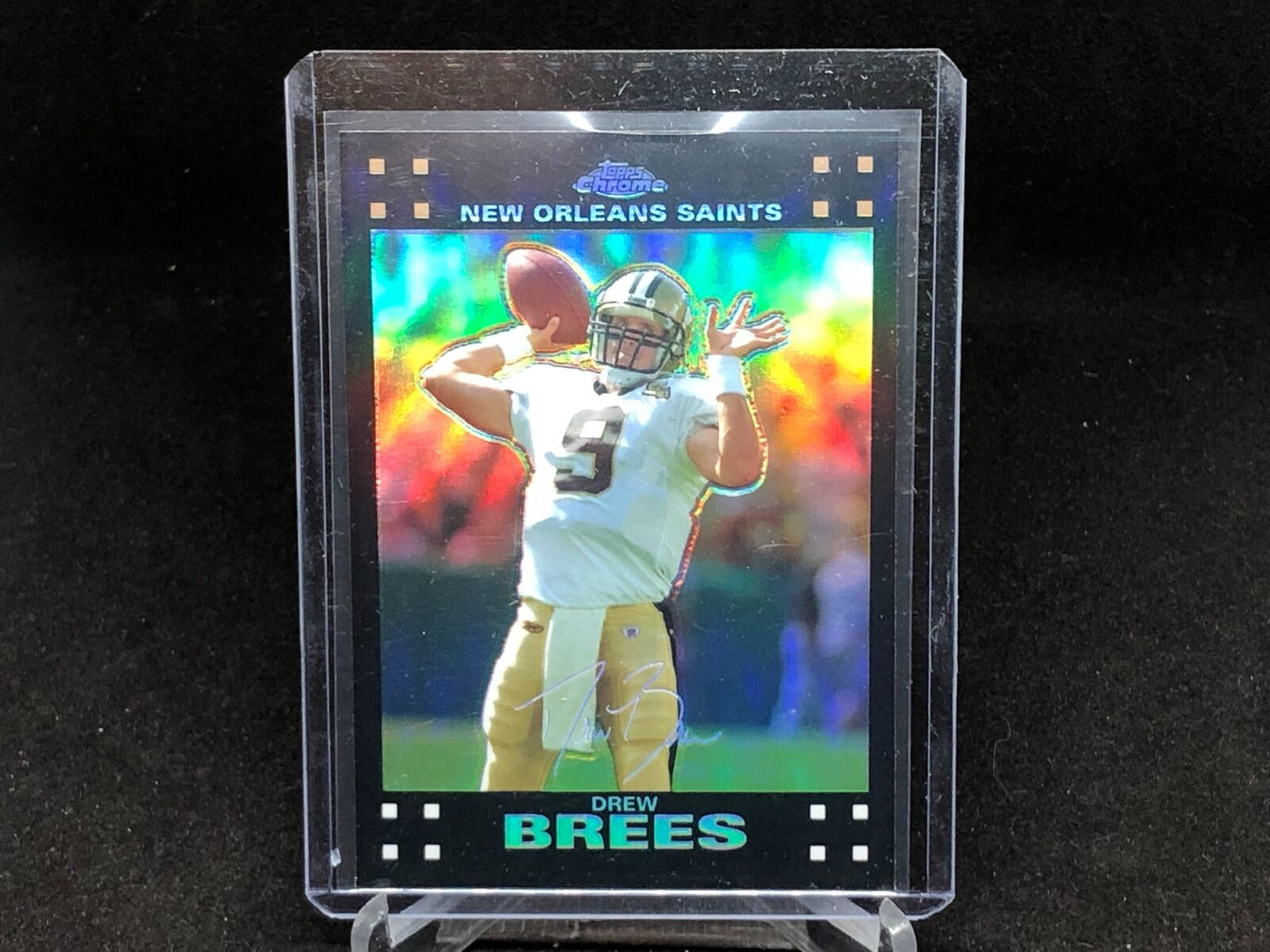 DREW BREES 2007 TOPPS CHROME REFRACTOR #116