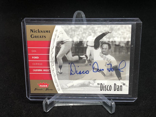 DAN FORD 2006 FLEER NICKNAME GREATS DISCO DAN AUTO